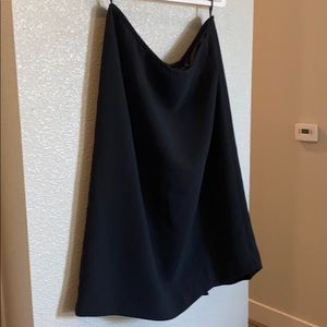 Black Knee Length Skirt